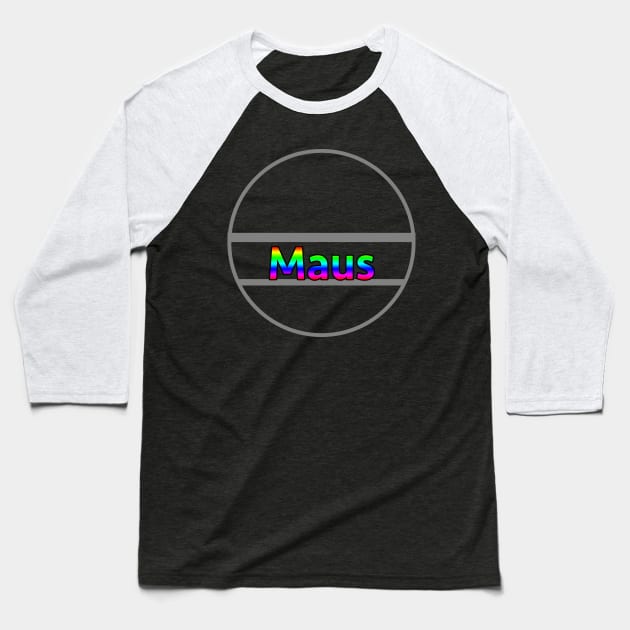 Maus Baseball T-Shirt by lenn